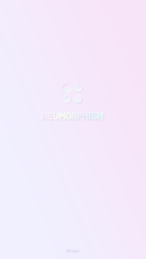 Android application 카카오톡 테마 - 뉴모피즘_홀로그램 screenshort