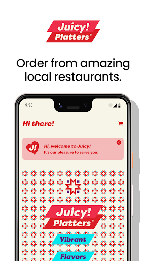 Android application Juicy Platters screenshort