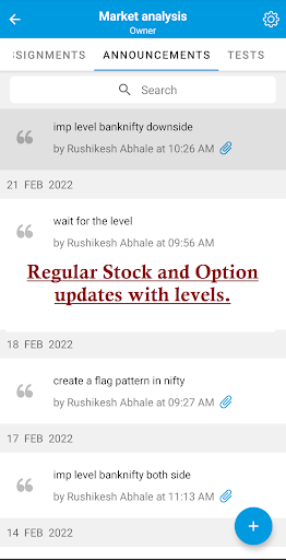 Android application Stock Story + screenshort