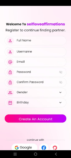 Selfloveaffirmations Screen 2