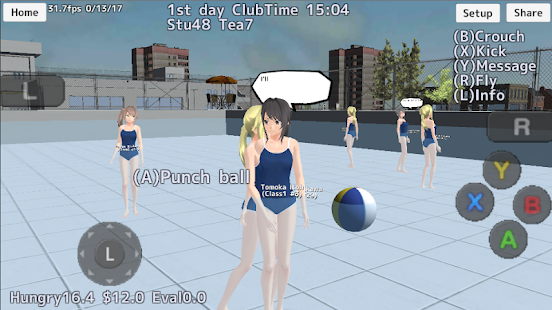 School Girls Simulator 1.0 APK screenshots 23