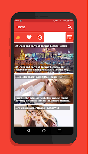 Android application Recipes For Weight Loss - Tips screenshort