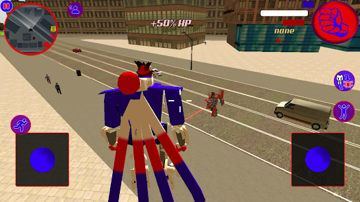 Screenshot 4 Police Robot Helicopter Transf android