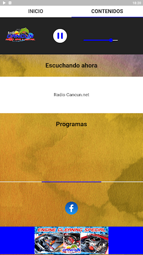 Radio Cancun.net Screen 3