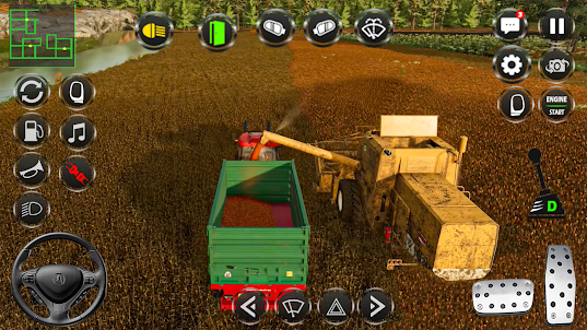 현대 농업 트랙터 시뮬레이션