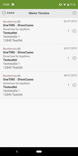 One TMS Screen 2