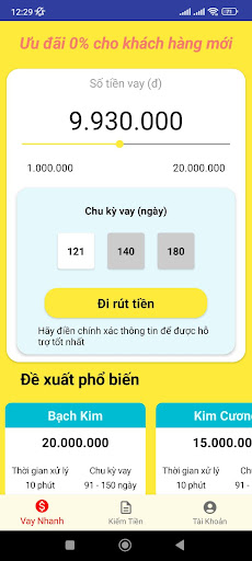 VayVL - Vay tiền online nhanh Screen 2