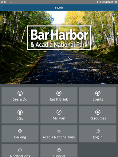 Screenshot of Visit Bar Harbor