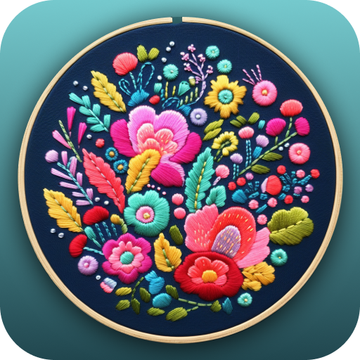 Embroidery Design HD Wallpaper logo