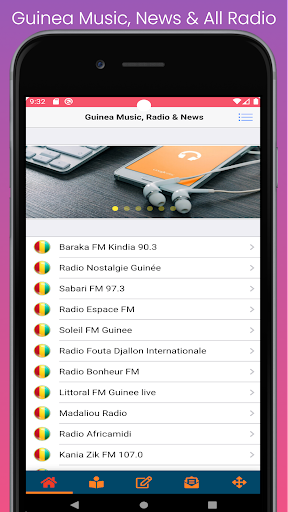 Android application Guinea Music, News & All Radio screenshort