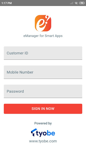 Android application eManager for SmartPOS screenshort
