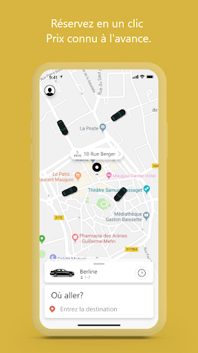 Android application Le-VTC passager screenshort