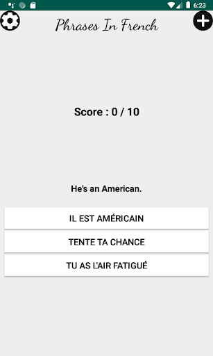 Phrases In French Screen 2