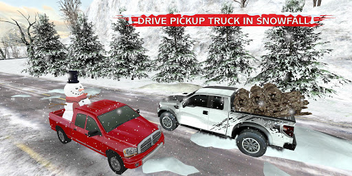 Winter Snow Pickup Truck Drive Screen 2