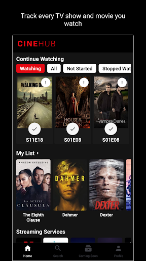 CineHub: Movies/TV Shows Guide screenshot 1