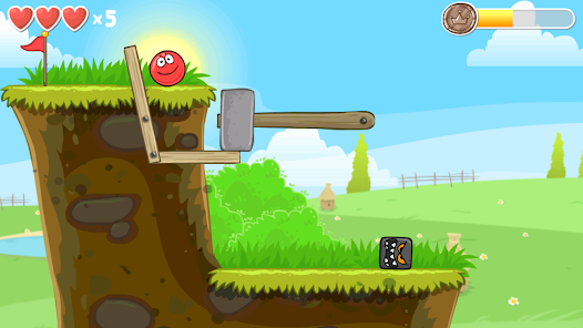 Download do APK de herói da selva bola vermelha - jogo de salto