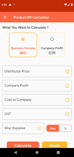 MLM Calculator Screen 3
