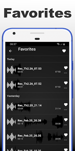 Audio Recording Screen 3