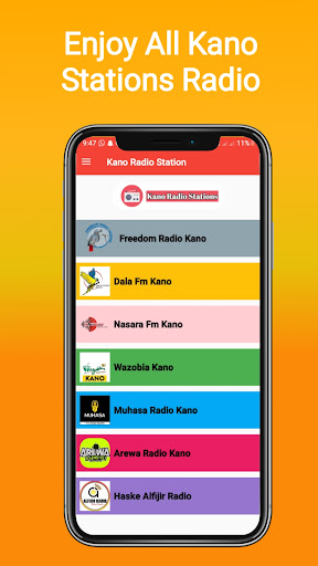 Android application Kano All Radio Stations screenshort