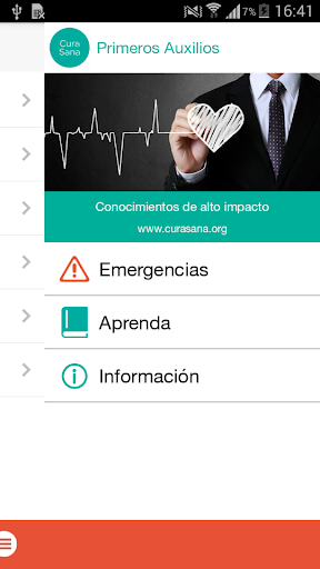 Android application Curasana screenshort