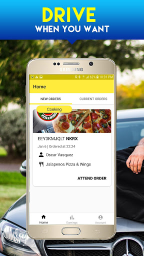 Android application F4Y Driver screenshort