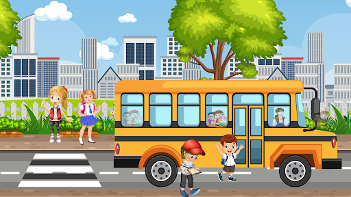 Kids Bus Driving - Bus Game Screen 2