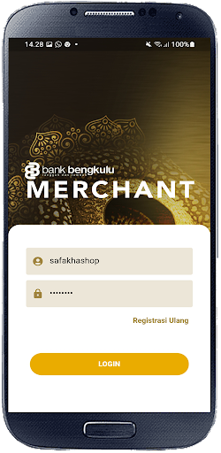 Android application Qris Merchant Bank Bengkulu screenshort