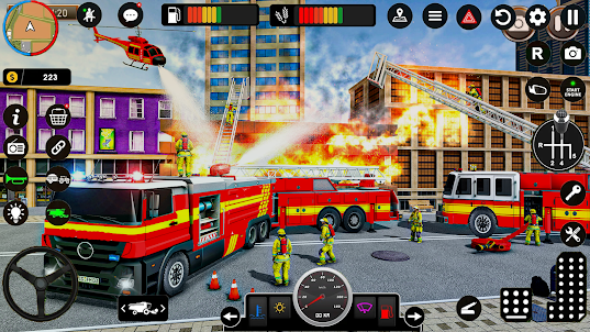 FireFighter Fire Truck Fireman