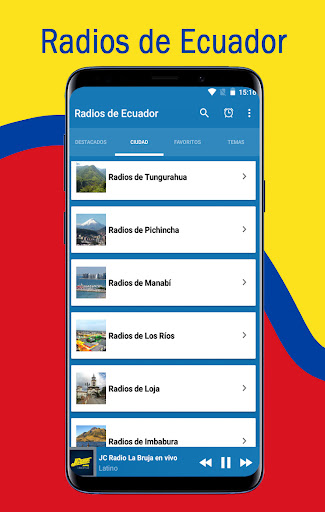 Android application Radios from Ecuador live screenshort