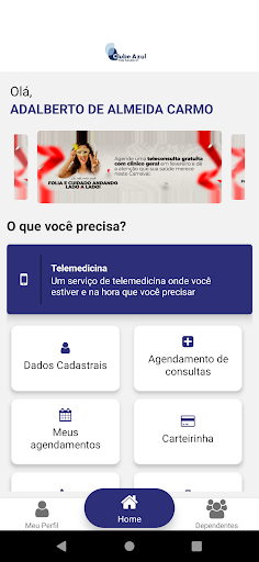 Clube Azul - Telemedicina Screen 2