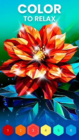Game screenshot Polygon - Art Coloring Book mod apk