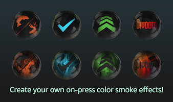 screenshot of Black Smoke & Glass Icon Pack