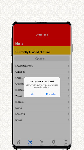 Concept Food Bar Screen 2