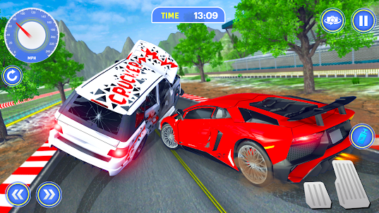 jogo de compilação de acidente de carro: jogos de simulador de