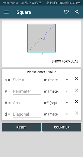 Math Physics Calculator lite Screen 3