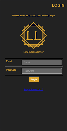 Android application Luxury Limoexpress Driver screenshort