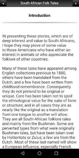 South African Folk Tales Screen 3