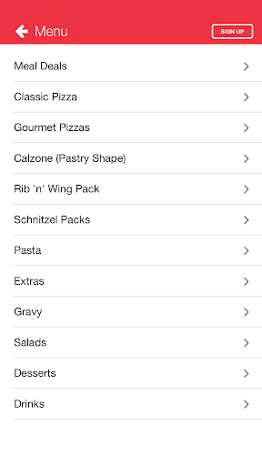 Miros Pizza Bar Screen 2