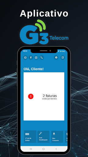 Android application Minha G3 screenshort