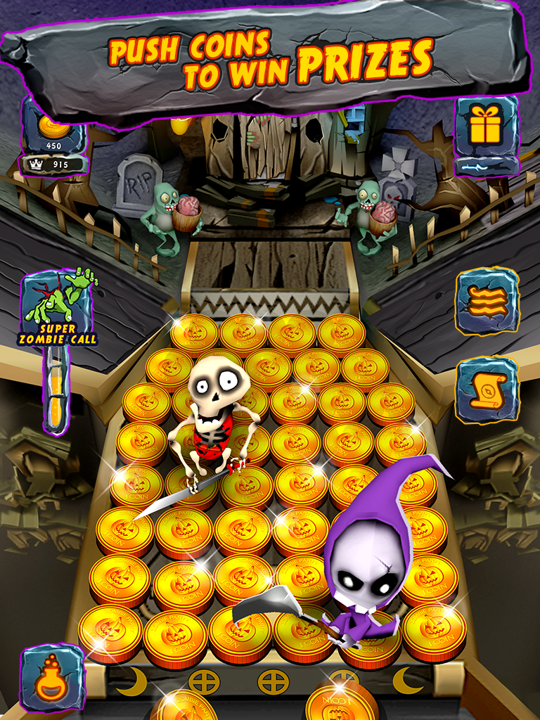 Android application Zombie Ghosts Coin Party Dozer screenshort