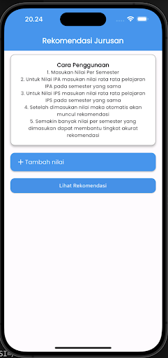 Akademik Advisor Screen 2