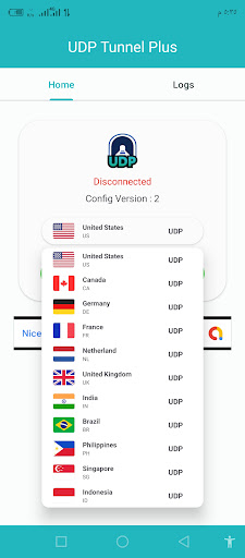 UDP Tunnel Plus Screen 2