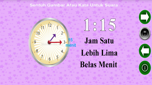 Belajar Membaca Jam  Waktu