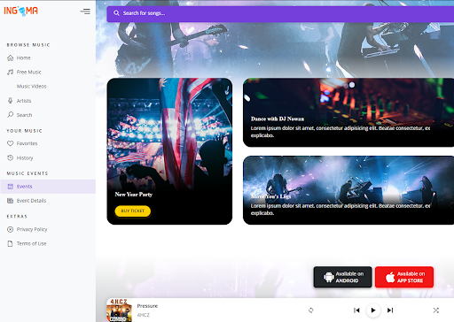 Ingoma Music Screen 3