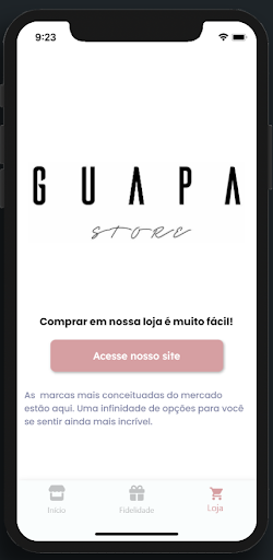 Guapa Store - Fidelidade Screen 3