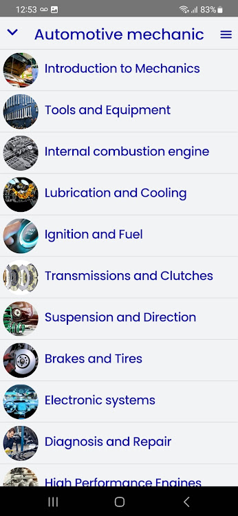Automotive Mechanics Course - 90.0 - (Android)