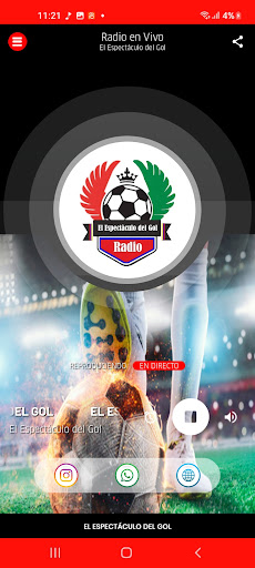 El Espectáculo del Gol Radio Screen 2