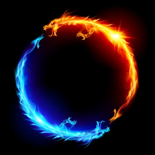 Fire wallpaper logo