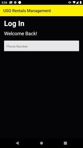 USO Rentals Management Screen 3