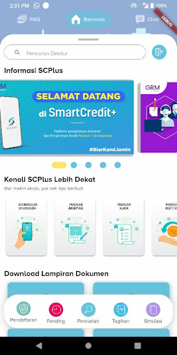 SCplus Screen 2